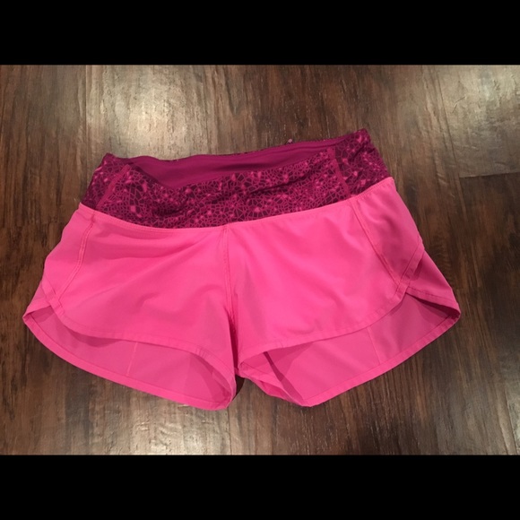 Lululemon speed shorts size 4
