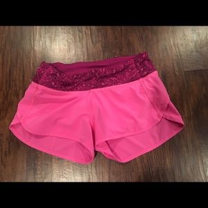Lululemon speed shorts size 4