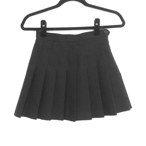 American Apparel black tennis skirt