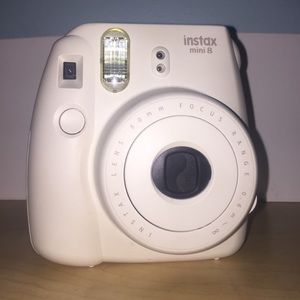 Mini 8 instax White polaroid camera