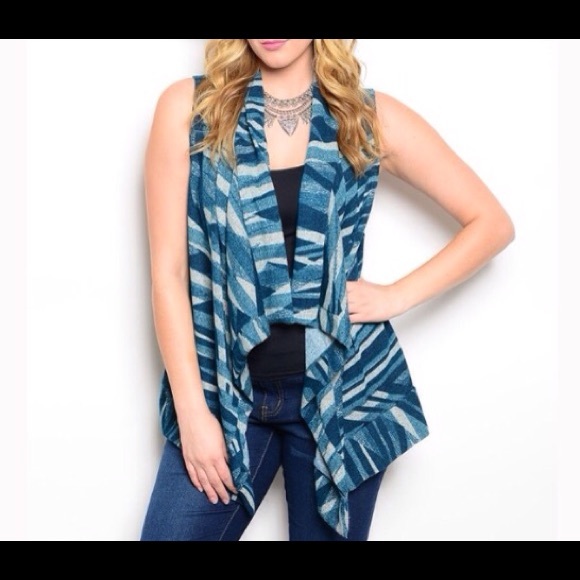 Plus Size: Cozy Knit Sleeveless Vest