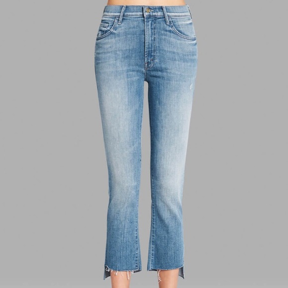Mother step fray jean