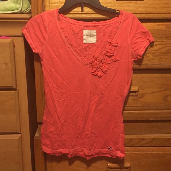 Coral Bows Hollister Tee