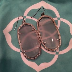 Kendra Scott Danielle earrings Silver & slate