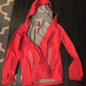 Red Columbia Rain Coat