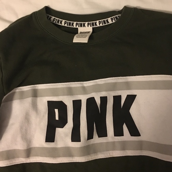 PINK crew neck sweatshirt