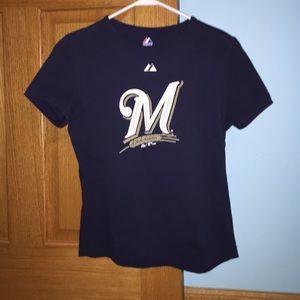 Milwaukee brewers t-shirt