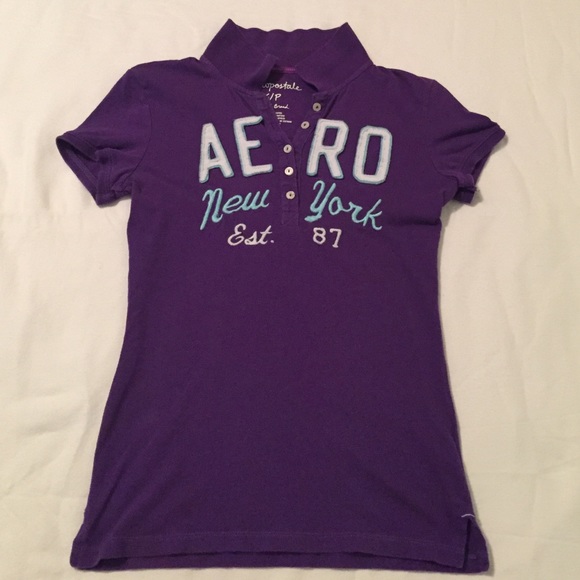 Aeropostale - Purple Polo
