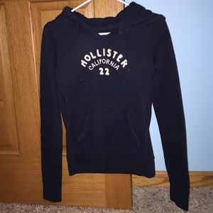 Navy blue Hollister sweatshirt