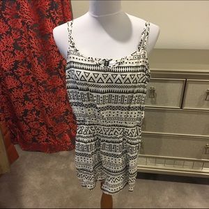 Black & White Aztec Romper