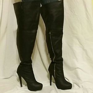 Sexy black thigh highs