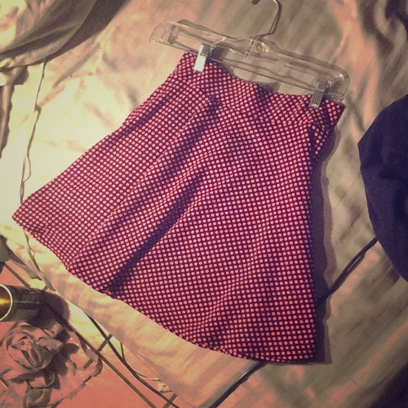 Miss Avenue - Pink Polka Dotted Skirt