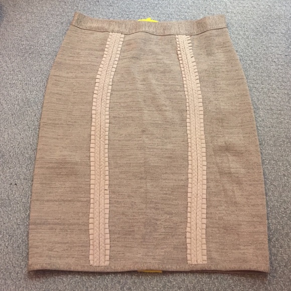 Cut 25 by Yigal Aztouël grey bandage skirt size M