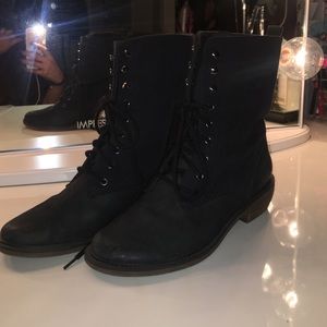 Black Combat style Boots