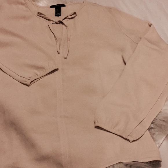 ๐ซSOLD๐ซ Boho Sheer Cream Peasant Blouse - Picture 4 of 4