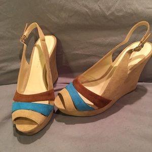 Brand new size 5 wedge sandals