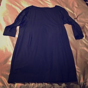 Long sleeve Navy Blue dress