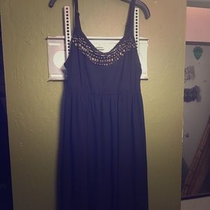 Torrid black studded maxi dress