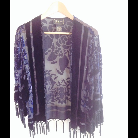Silk evening cover up