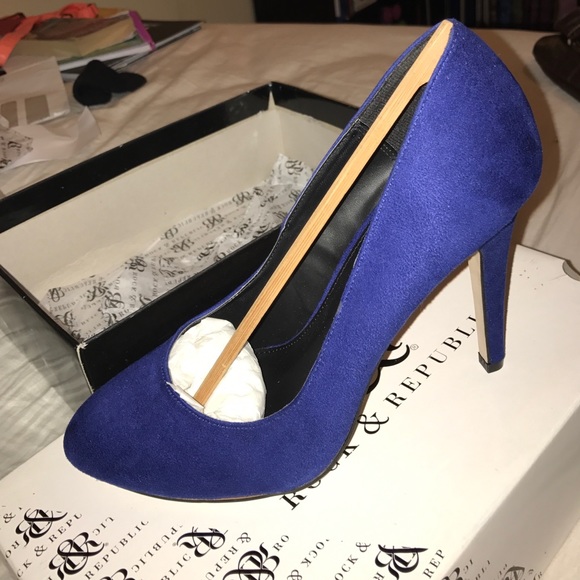 Deep Royal Blue Pump