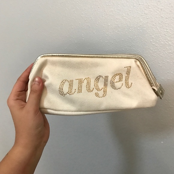 Angel clutch / makeup bag