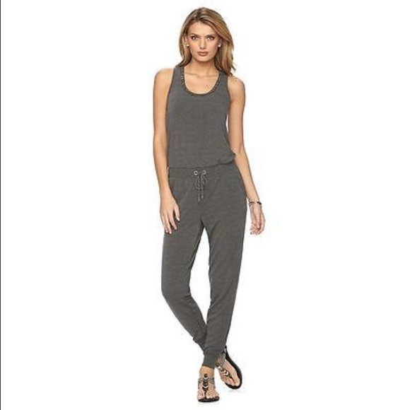 Juicy Couture Grey Bling Jumpsuit