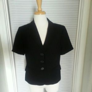 Short Sleeve Black Jacket