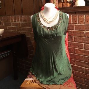 Dressy Top for Any Time by  ECI  XL SILK