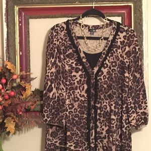 Leopard print sweater