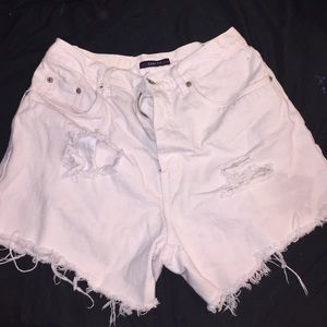 High waisted shorts