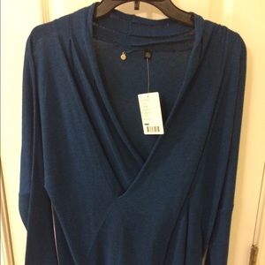 Beautiful Blue Anthropologie V-neck Sweater