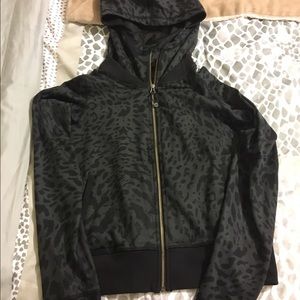 EUC Lululemon cheetah print jacket, size 8.