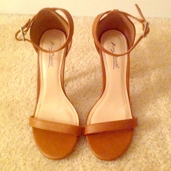 Ankle strap heels, barely worn!
