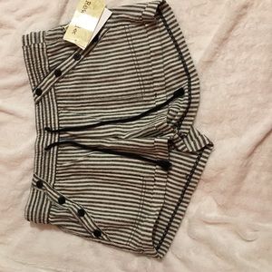 Striped shorts NEVER BEEN WORN TAG STILL ATTACHED
