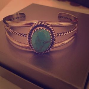 Sterling silver cuff bracelet