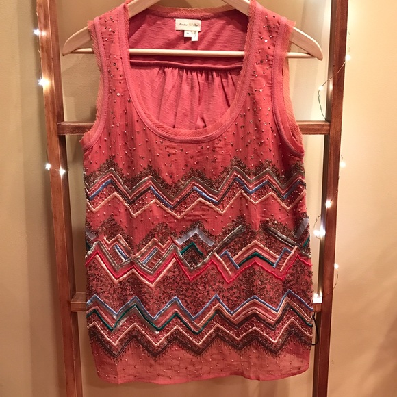 Meadow Rue Embellished Tank from Anthropologie