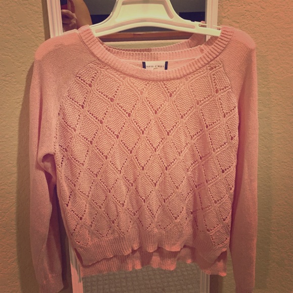 Lightweight Pink Knit Sweater