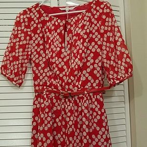 *SALE* NWT Trina Turk Red and White Spots dress