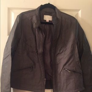 Xhiliration Faux leather jacket