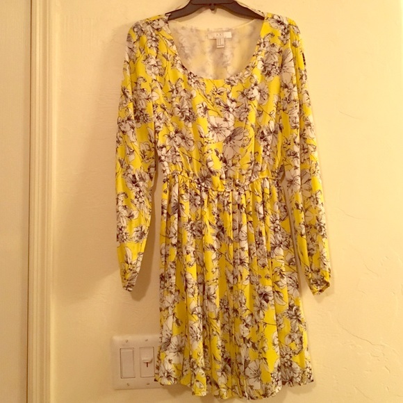 Dress with pleated bottom half.