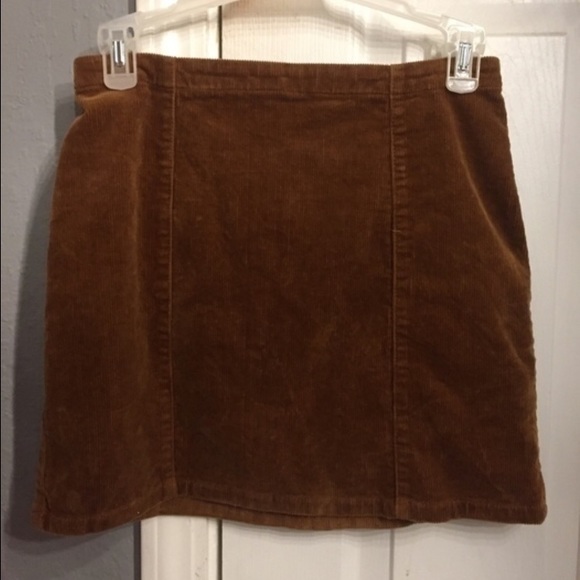 corduroy mini skirt
