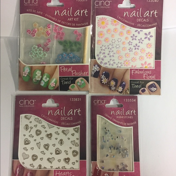 Cina Nail Art Lot Of 4