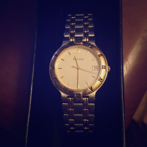 Bulova Woman's Gold and Silver Watch