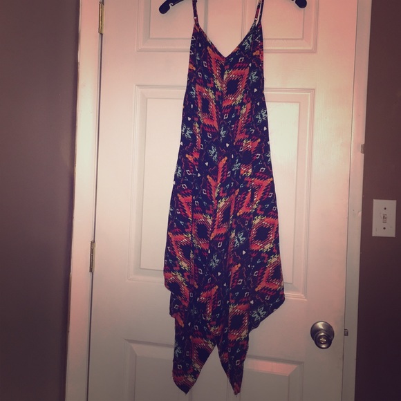 Tribal, tissue cut, spaghetti strapped Dress 💜