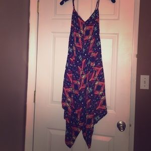 Tribal, tissue cut, spaghetti strapped Dress 💜