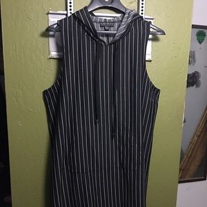 Forever 21 plus striped hoodie dress