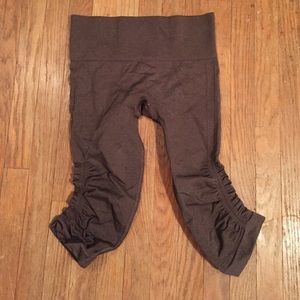 authentic brown cropped leggings