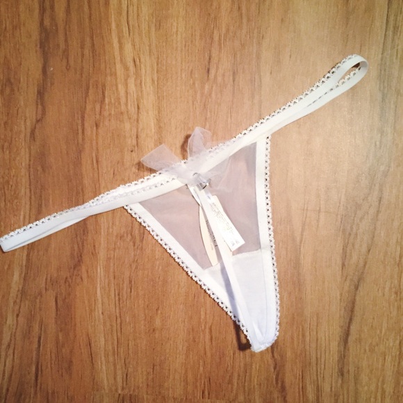 SOLD💕Victoria's Secret Bridal Thong💕 - Picture 2 of 4