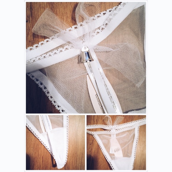 SOLD💕Victoria's Secret Bridal Thong💕 - Picture 3 of 4