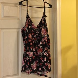 Torrid ruffle front tank